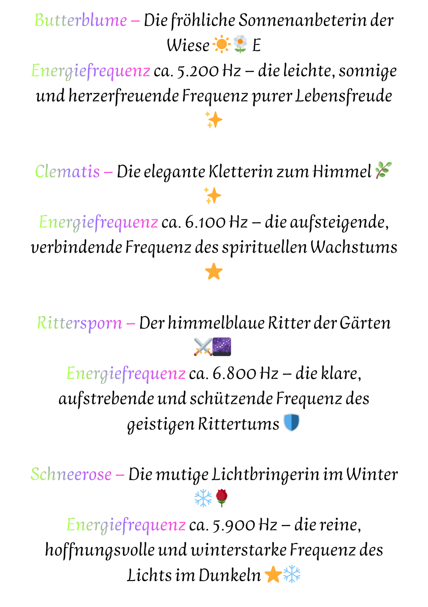 Blumen Energien 155