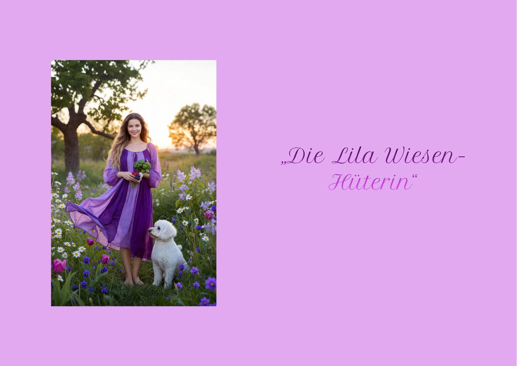 Die Lila Wiesenhüterin